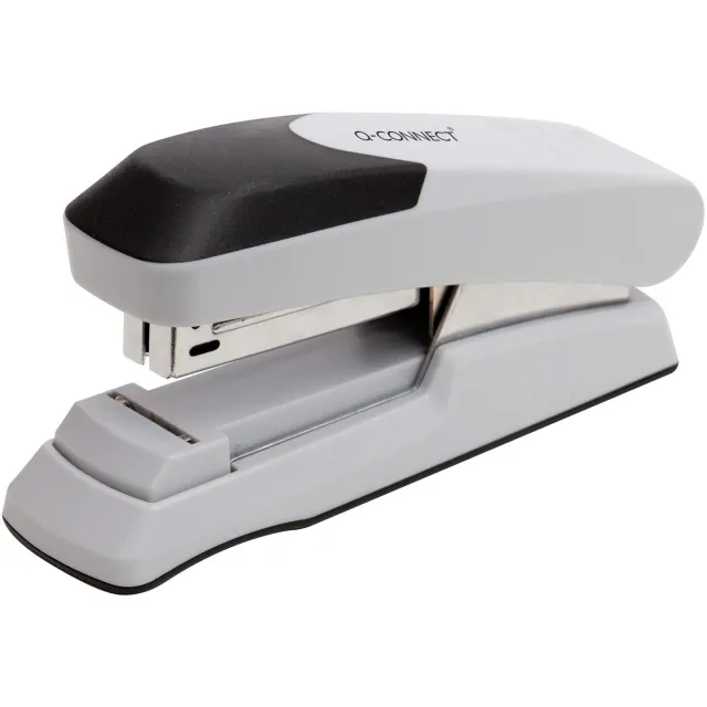 Q-CONNECT nietmachine, Flat Clinch, 20 blad, zwart