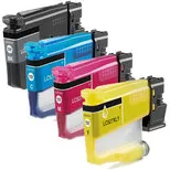 Brother Huismerk Brother LC-527XL Inktcartridge Multipack (zwart en drie kleuren) Zwart;Cyaan;Magenta;Geel