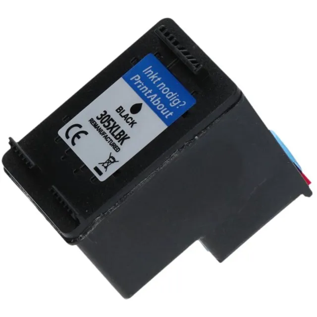 PrintAbout huismerk Inktcartridge 305XL (3YM62AE) Zwart Hoge capaciteit geschikt voor HP