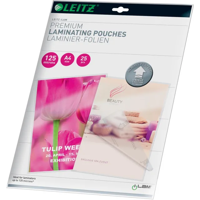 Leitz Ilam lamineerhoes ft A4, 250 micron (2 x 125 micron), pak van 25 stuks