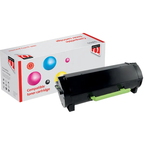 Quantore Tonercartridge Quantore alternatief tbv Lexmark 24B6186 zwart