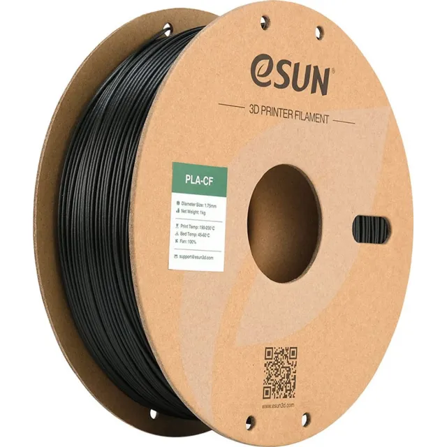 ESUN ePLA-CF Zwart / Black 1 kg - 1.75mm - 3D printer filament