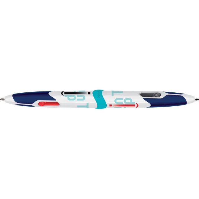 Maped Twin Tip 4-kleurenbalpen, medium, klassieke inktkleuren blauw