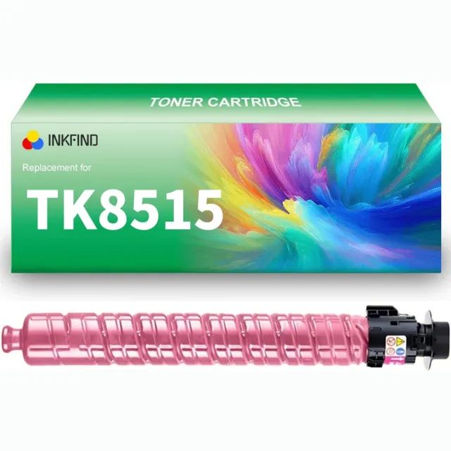 INKFIND TK-8515 Magenta tonercartridge compatibel met Kyocera TK8515 TK-8515 Magenta geschikt voor Kyocera TASKalfa 5052ci/6052ci - 1-pack Magenta Magenta x 1