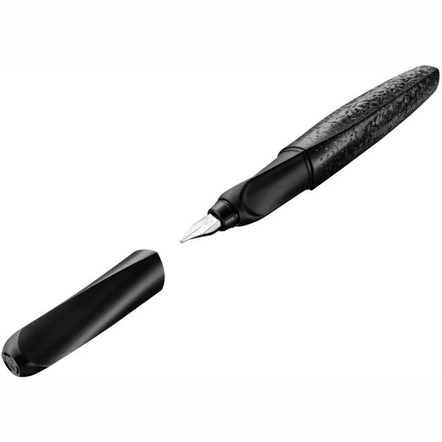 Pelikan Twist vulpen Structure P457, zwart blauw