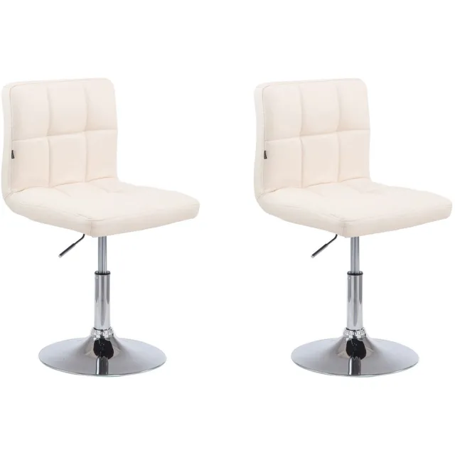 CLP Palma V2 Set van 2 Lounger - Kunstleer creme