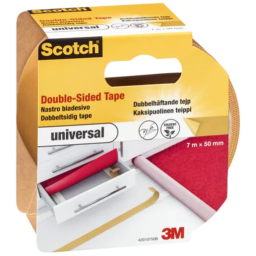 Scotch Plakband Scotch universeel dubbelzijdige 50mmx7m