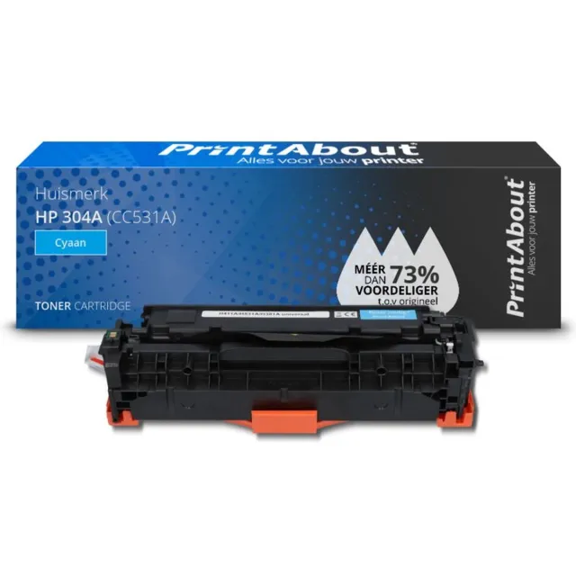 PrintAbout HP 304A (CC531A) toner cyaan