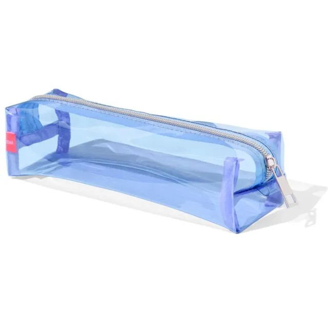 HEMA Etui doorzichtig (blauw)