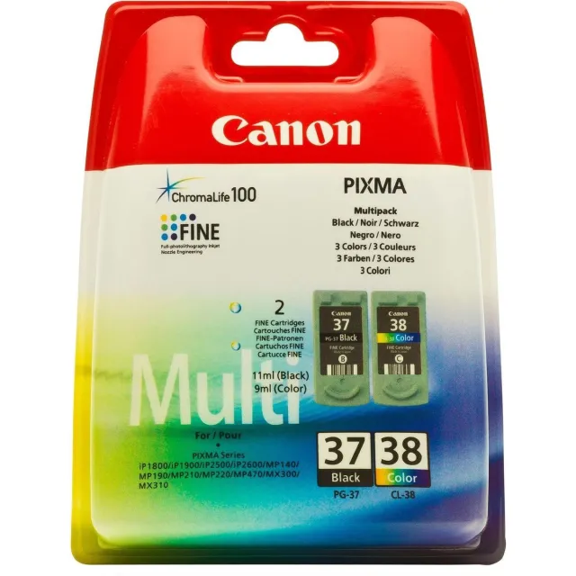 Canon PG-37/CL-38 - Inktcartridge / Zwart / Kleur Zwart en kleur