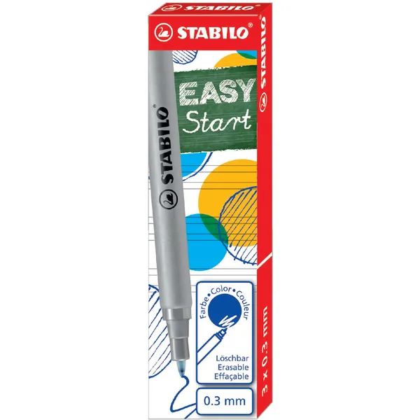 Stabilo Rollerpenvulling STABILO Easyoriginal fijn blauw doosje à 3 stuks