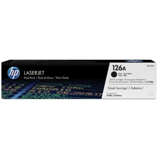 HP Tonercartridge HP 126A Zwart 2-pack