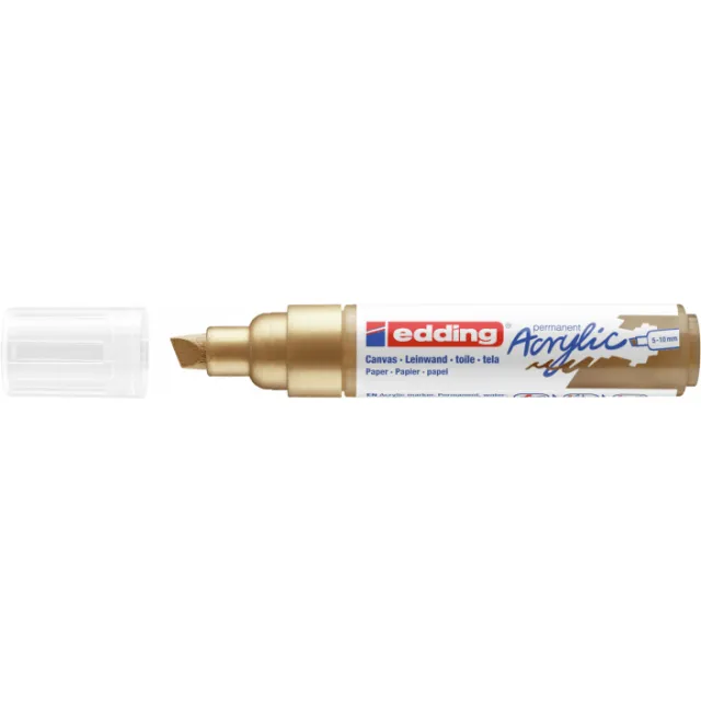 Edding Acrylmarker edding e-5000 breed rijkgoud