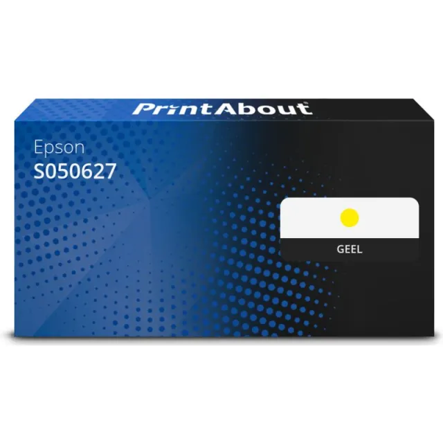 PrintAbout huismerk Toner S050627 Geel Geschikt voor Epson