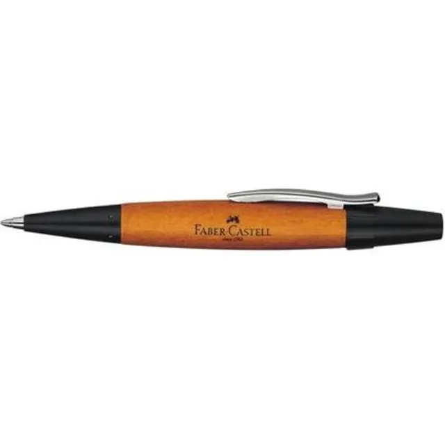 Faber Castell Faber-Castell e-motion Intrekbare balpen met klembevestiging 1 stuk(s) Bruin