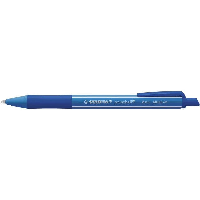 Stabilo Pointball colorful balpen, medium punt, blauw