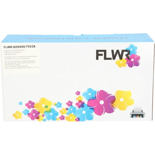 FLWR HP 49X zwart (Huismerk (compatible))