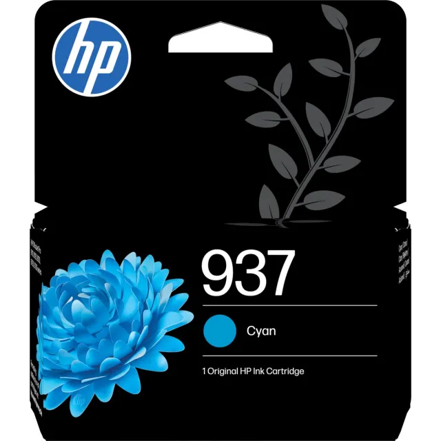 HP 937 - Inktcartridge - Origineel - Standaard capaciteit - Cyaan