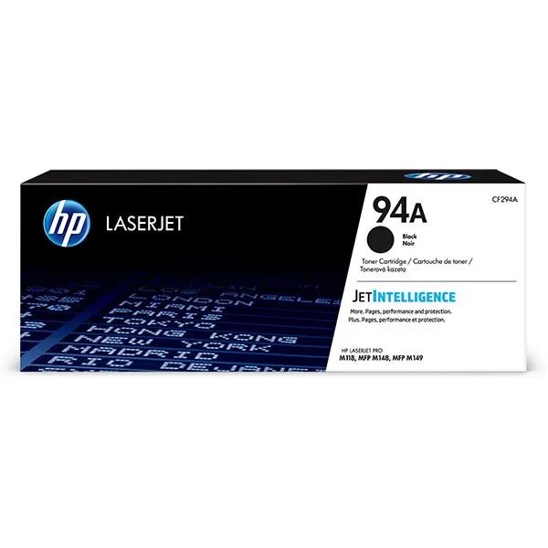 Hp toner 94A, 1 200 pagina's, OEM CF294A, zwart
