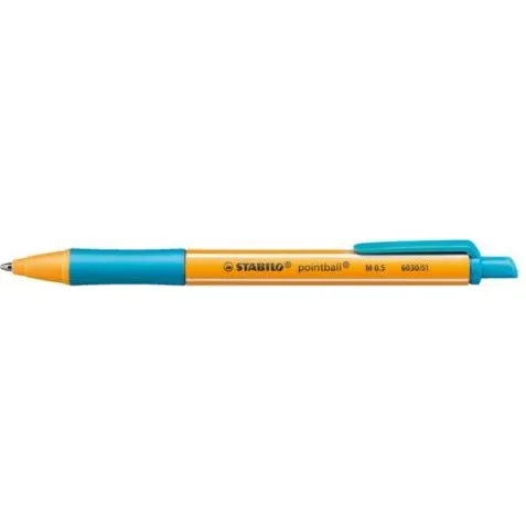 Stabilo Balpen STABILO pointball 6030/51 medium turquoise