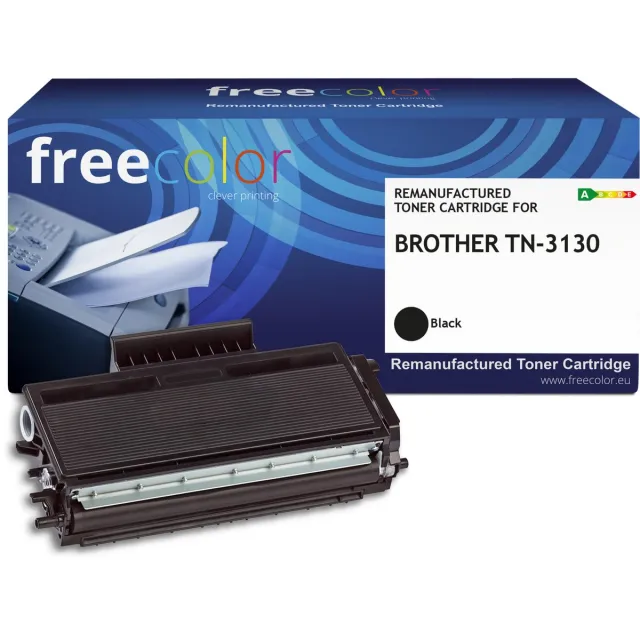 Freecolor Vervangt Brother TN-3130 Toner - Zwart - 3.500 pagina's - Compatible