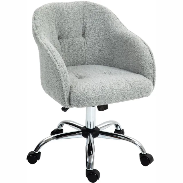 Lunpog Ergonomische Bureaustoel met Wipfunctie - Hoogteverstelbaar - Grijs - 56x61x76-86cm