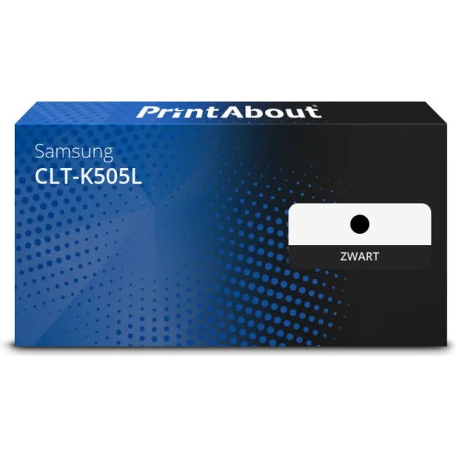 PrintAbout huismerk Toner CLT-K505L (SU168A) Zwart Geschikt voor Samsung