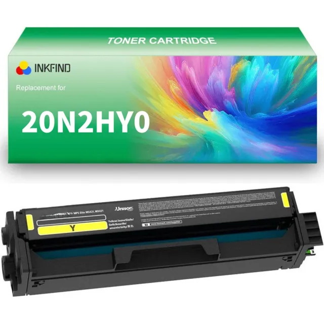 INKFIND 20N2HY0 Geel tonercartridge compatibel met Lexmark 20N2HY0 Geel geschikt voor Lexmark CS331dw/Lexmark CX331adwe - 1-pack Geel Geel x 1