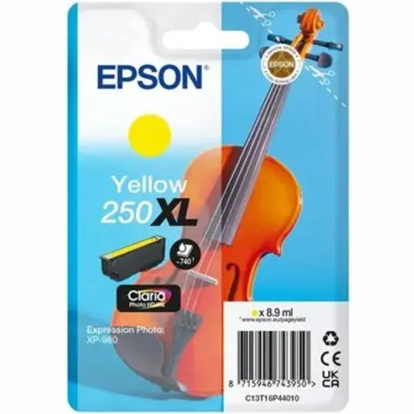 Epson 250XL (C13T16P44010) Inktcartridge Geel Hoge capaciteit