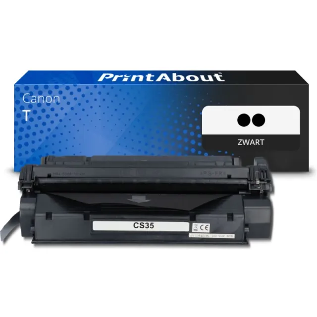 PrintAbout huismerk Toner T Zwart Multipack Geschikt voor Canon