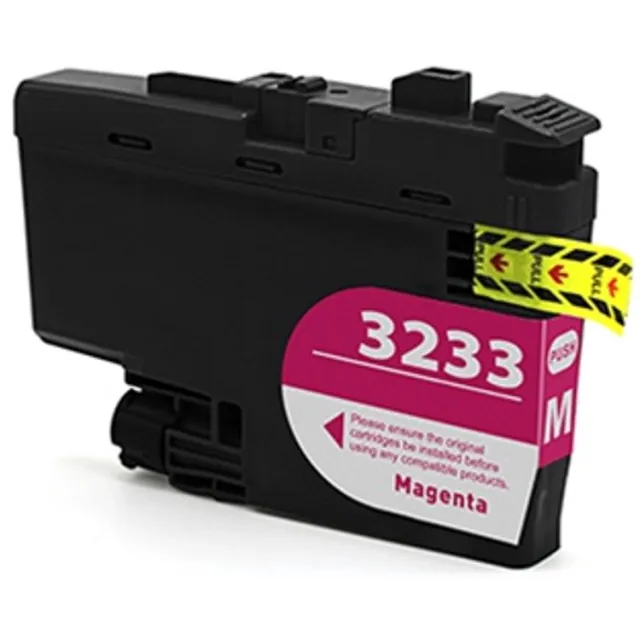 Inktkenners Inktcartridge geschikt voor Brother LC-3233 / LC-3235 | 1x Magenta geschikt voor Brother DCP-J1100DW - MFC-J1300DW
