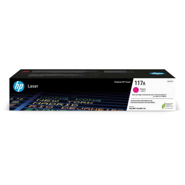 Hp toner 117A, 700 pagina's, OEM W2073A, magenta
