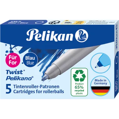 Pelikan Rollerpenvulling Pelikan ECO KM/5 blauw 0,3mm