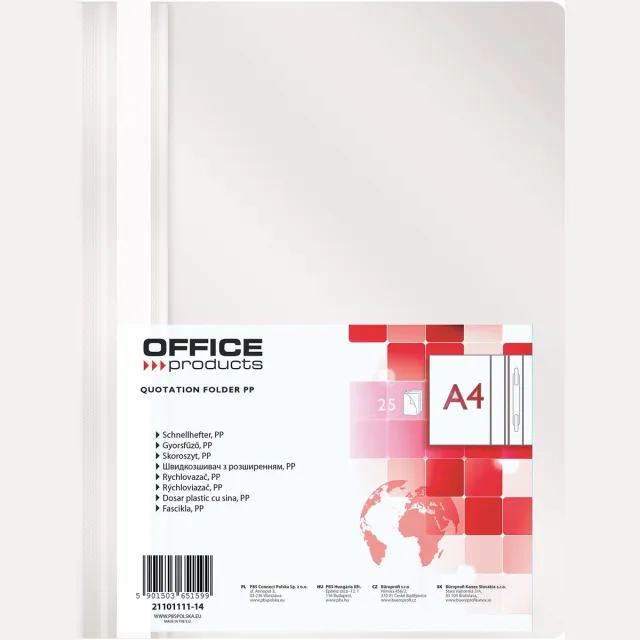 Office Products snelhechtmap, wit