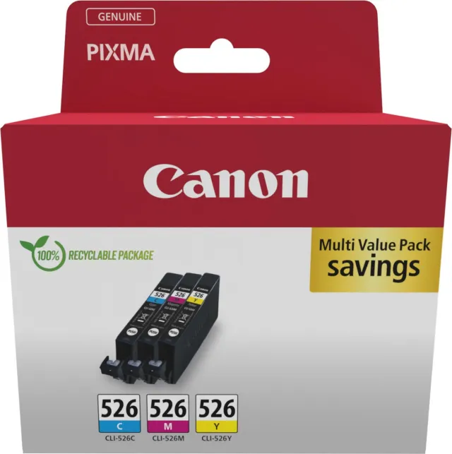Canon 4541B019 inktcartridge 3 stuk(s) Origineel Cyaan, Magenta, Geel Cyaan;Magenta;Geel