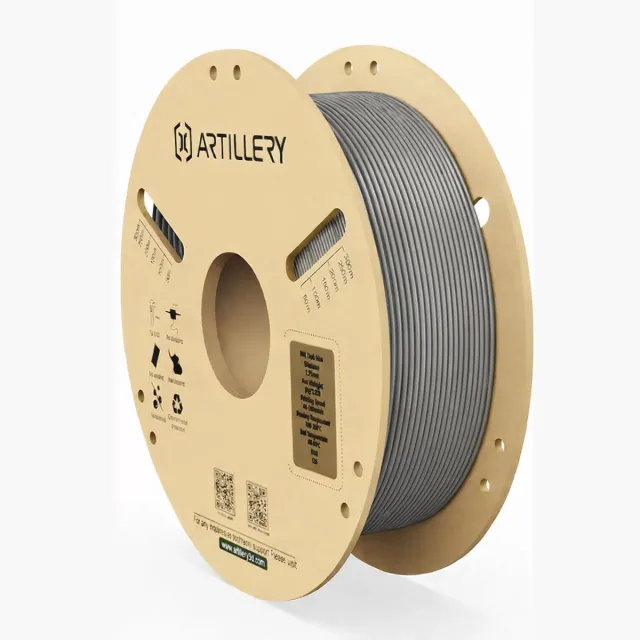 Artillery 3D Artillery PLA Filament Grijs 1.75mm – Hoogwaardig 3D Printer Filament – Nauwkeurige Extrusie – Geschikt voor FDM 3D Printers