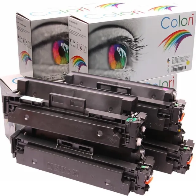 Colori Set 4x Colori huismerk toner geschikt voor Canon 046H 046 voor I-Sensys LBP-650 Series LBP-653cdw LBP-654cdw LBP-654cx MF-730 MF-731cdw MF-732cdw MF-733cdw MF-734cdw MF-735cdw MF-735cdwt MF-735cx Set 4 kleuren
