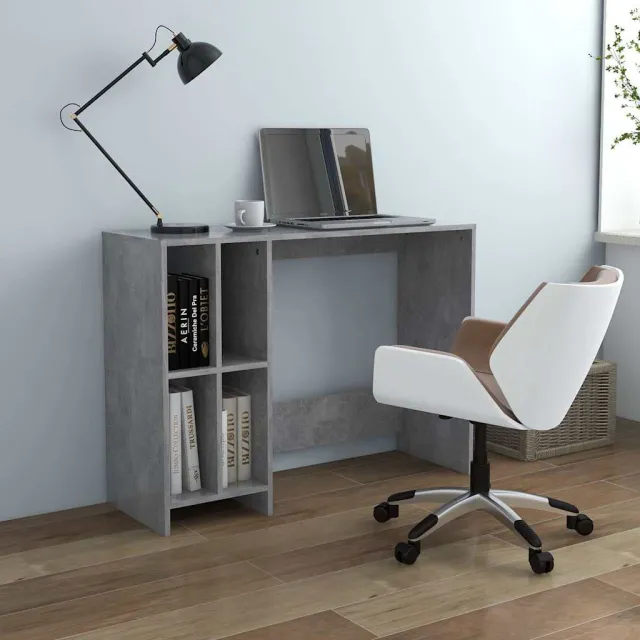 vidaXL Bureau 102,5x35x75 cm bewerkt hout sonoma eikenkleurig Bruin