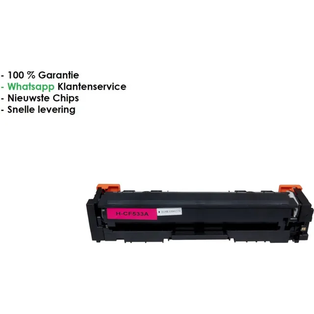 AtotZinkt Huismerk voor HP CF 533 A Magenta CF533A (205A) alternatief Toner cartridge Magenta HP Color LaserJet Pro M154a HP Color LaserJet Pro M154nw HP Color LaserJet Pro M180nw HP Color LaserJet Pro M181fw HP Color Laserjet Pro MFP M180n