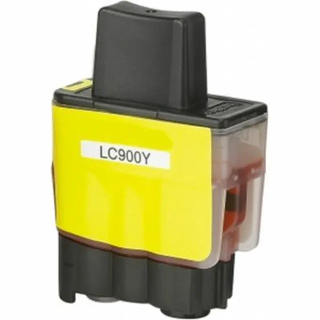 InktDL Huismerk geschikt voor Brother LC-900 inktcartridge Geel - DCP-120C - DCP-115C - DCP-117C - DCP-310 - DCP-340CW - MFC-3340 - MFC-410 - MFC-420 - MFC-425 - MFC-5440 - MFC-5840 - MFC-610 - MFC-620 - MFC-640