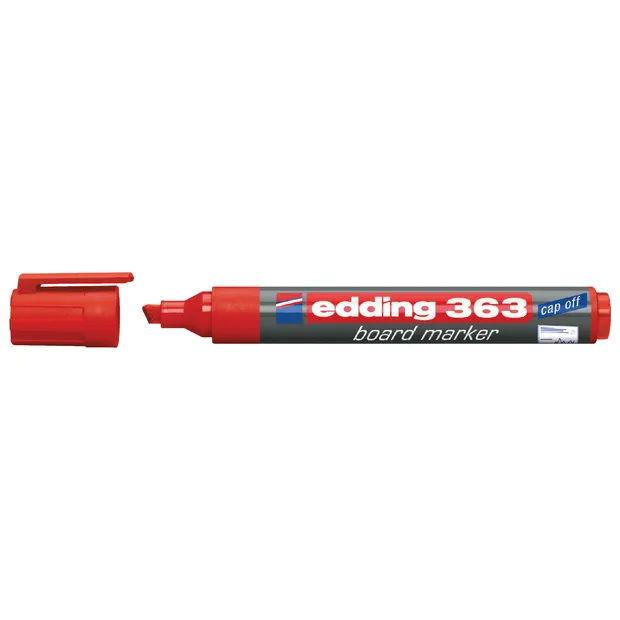 Edding Whiteboardmarker edding 363 schuin 1-5mm rood