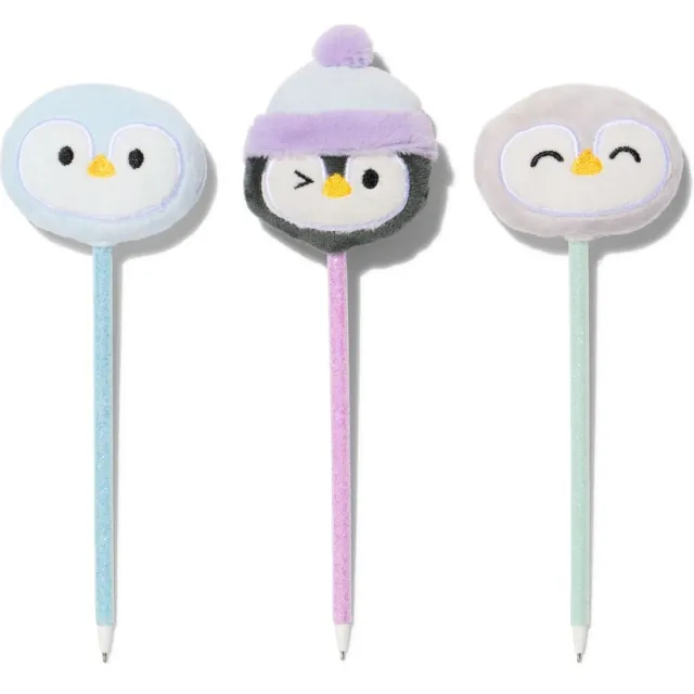 HEMA Balpen fluffy pinguïn (multicolor)