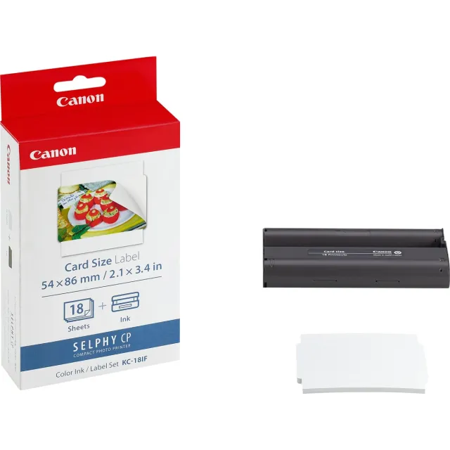 Canon KC-18IF - Inktcartridge - Origineel - Photo Sticker - 54x86mm - 18 sheets Kleur
