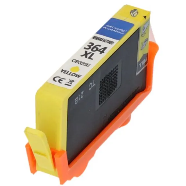 PrintAbout huismerk Inktcartridge 364 (CB320EE) Geel geschikt voor HP