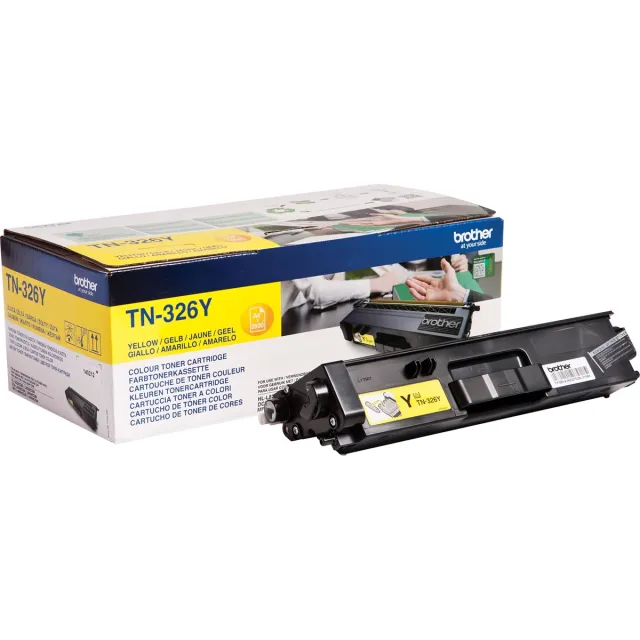 Brother toner, 3.500 pagina's, OEM TN-326Y, geel
