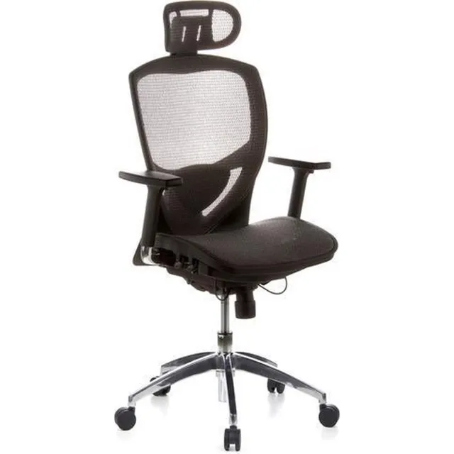 hjh office Venus One - Bureaustoel - Zilvergrijs