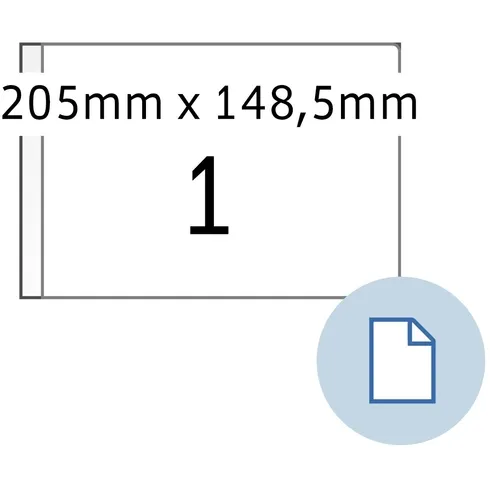 Herma Etiket HERMA 8493 A5 EXPR 1.000 205x148.5mm wit 1000 stuks