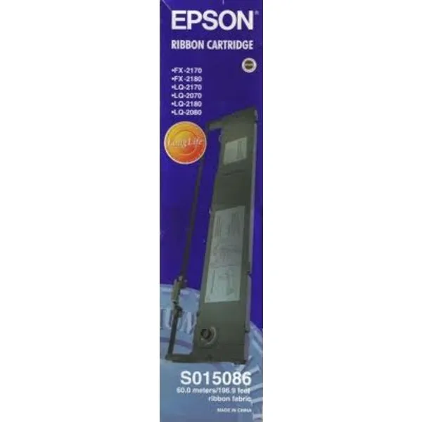 Epson S015086 Ribbon Zwart