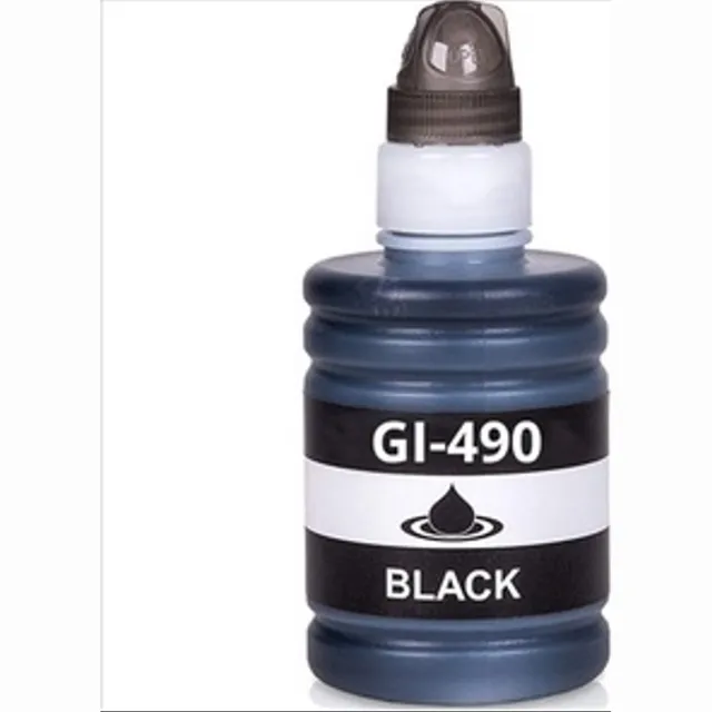 Inktkenners Navulinkt Geschikt voor Canon GI-490/GI-590 | 1x Zwart Geschikt voor Canon Pixma G1410 - G1411 - G2400 - G2410 - G3400 - G3411 - G3415 - G4400 - G4411