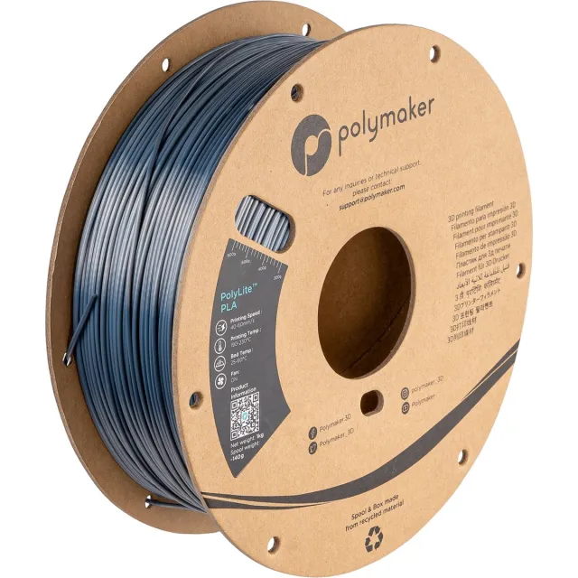 Polymaker PolyLite PLA Filament Silk Chrome 1,75mm 1KG